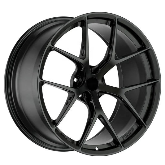 YTD Custom Satin Black 17-22 Inch 5x114.3 5x120 Replica BBS FI-R Alloy Forged Rims Sport Car Wheels for Mercedes AMG Audi RS BMW