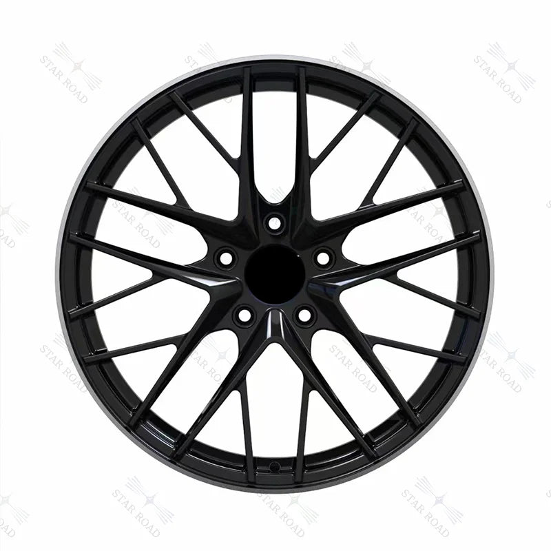 RCSR 5x112 5x120 5x114.3 High Quality Passenger Car Wheel Aviation Alloy One-piece Rim for Ford Mustang