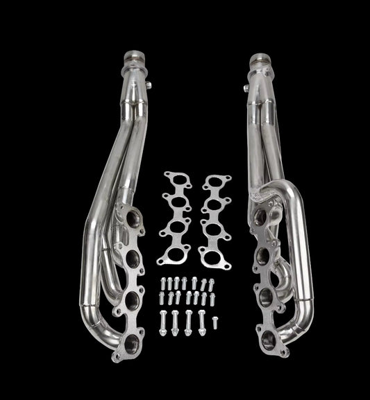 offroad long tube headers for 2011-2017 mustang gt