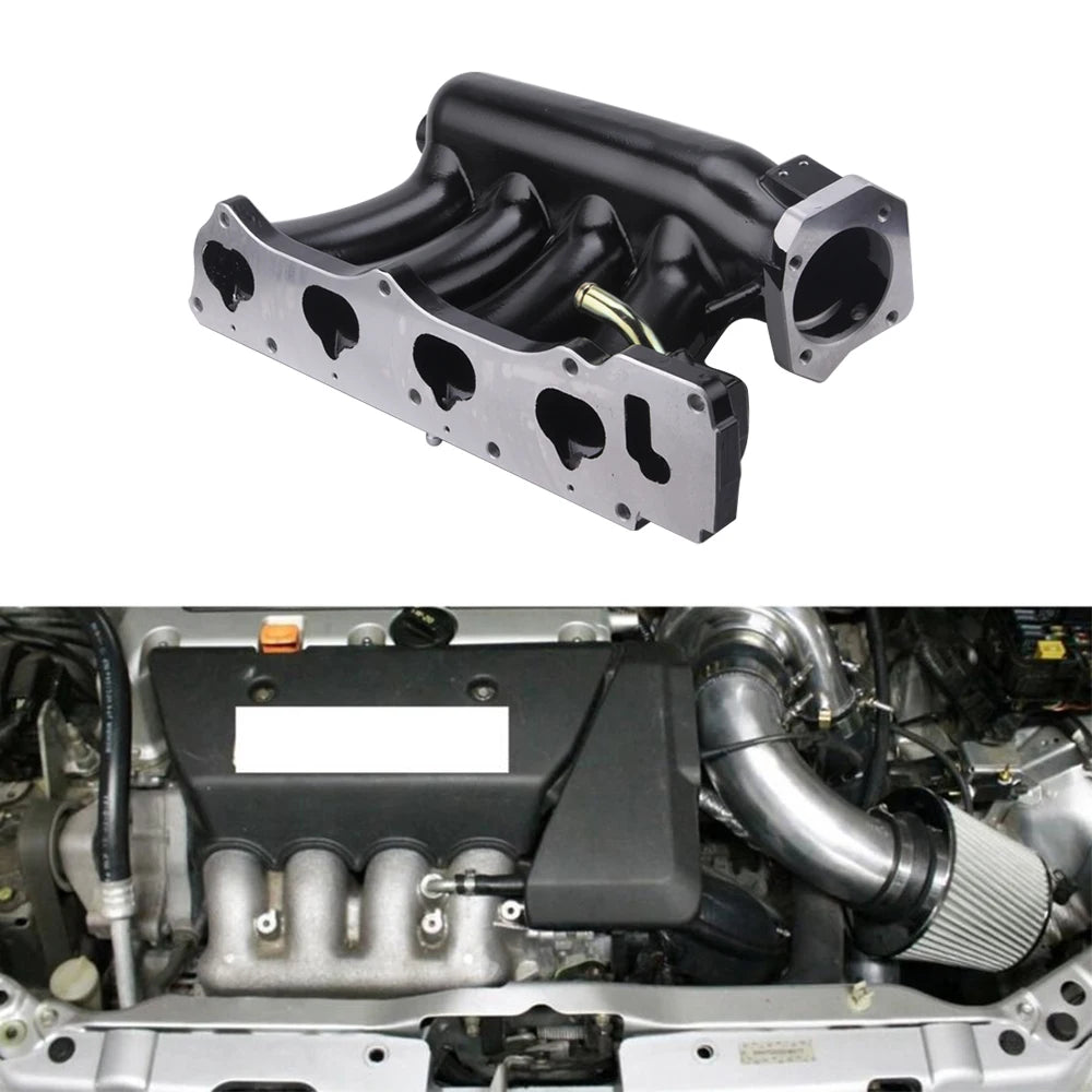 High Quality Aluminum Alloy Silver Car Intake Manifold Black for Honda Civic 06-11 Intake Manifold Car Racing Parts CR1825