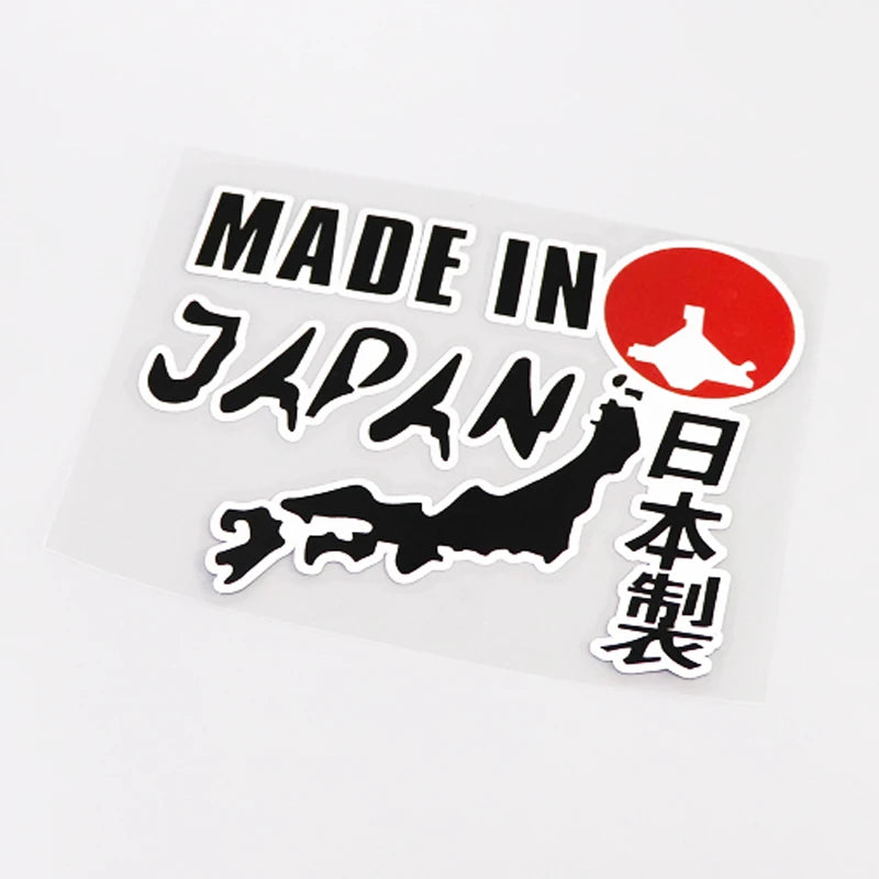 MADE IN JAPAN Fashion Reflective Car Sticker Decal Cover Scratches Waterproof Car Window Body Decorative Stickers Accessories