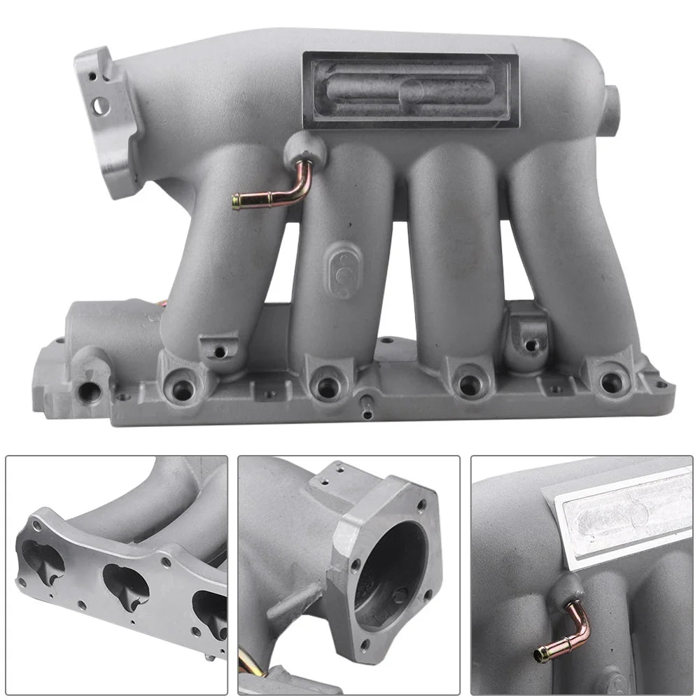 High Quality Aluminum Alloy Silver Car Intake Manifold Black for Honda Civic 06-11 Intake Manifold Car Racing Parts CR1825