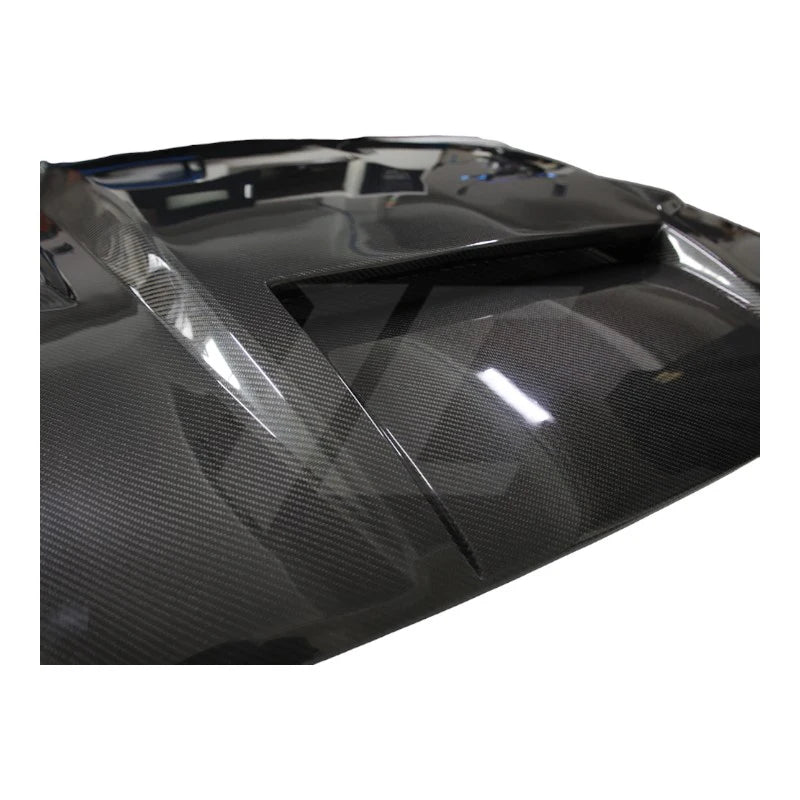 003 Style Carbon Fiber Fibre Front Bonnet Engine Hood for Ford Mustang 2018-2023