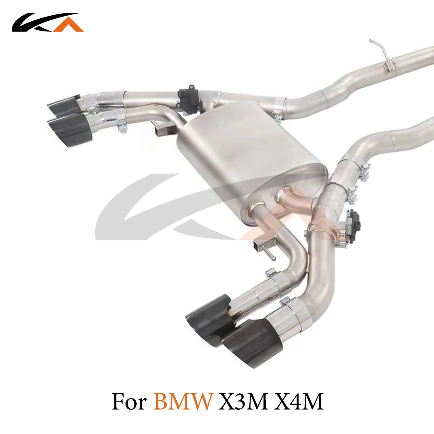 KA Tuning exhaust system stainless catback for BMW X3M X4M S58 3.0T performance auto parts muffler valve car accessories