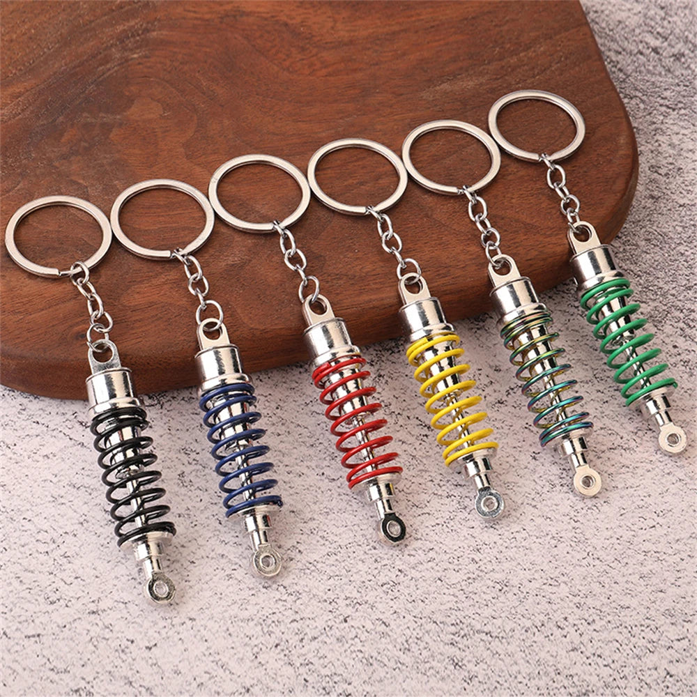 Metal Car Speed Gearbox Keychain Cool Men's Gear Head Keyrings Creative Manual Transmission Lever Key Holder Wallet Pendant