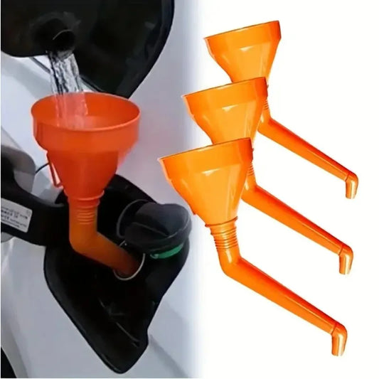 3PCS 130mm Refueling Funnel With Filter Motorcycle Refuel Gasoline Engine Oil Funnel Moto Car Funnels Car Repair Filling Tool