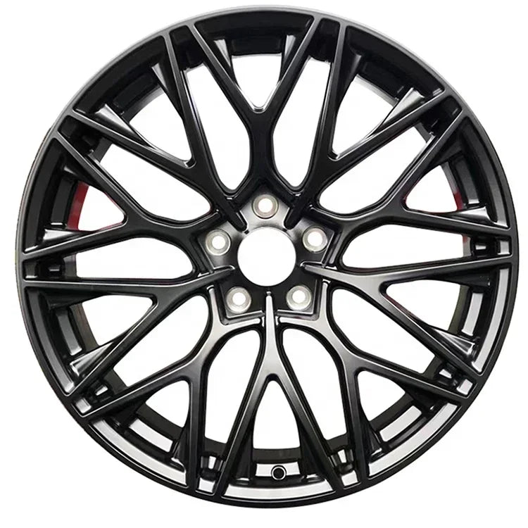 Wheels 16-24 Inch 4-5 Holes 5 * 112/114.3 ,4 * 110/114.3 Black Alloy Car Wheels of ET35 Full Brand Customization New