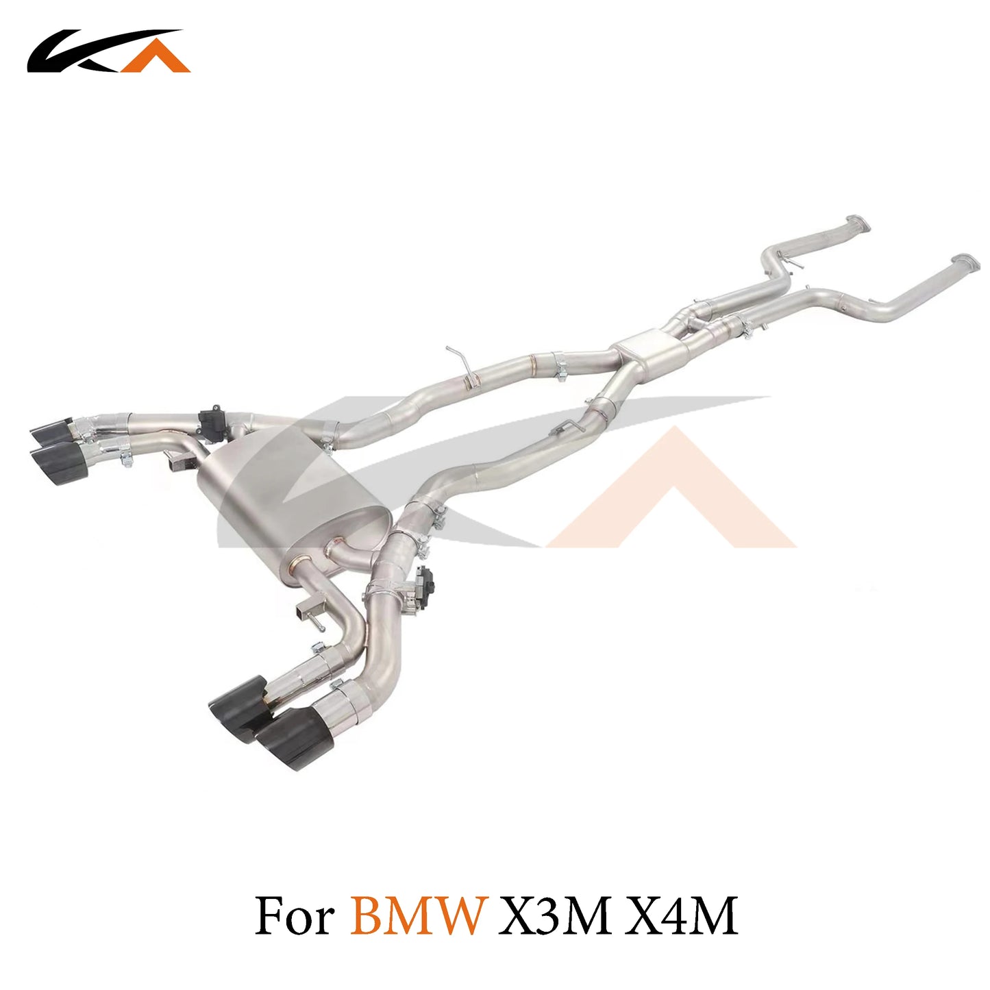 KA Tuning exhaust system stainless catback for BMW X3M X4M S58 3.0T performance auto parts muffler valve car accessories