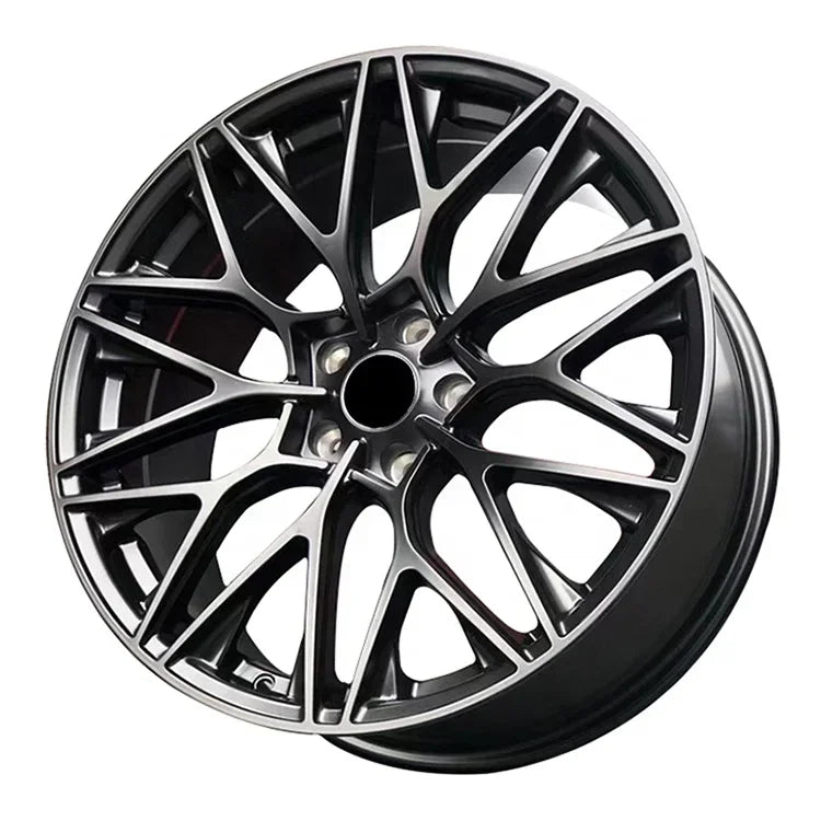 Wheels 16-24 Inch 4-5 Holes 5 * 112/114.3 ,4 * 110/114.3 Black Alloy Car Wheels of ET35 Full Brand Customization New