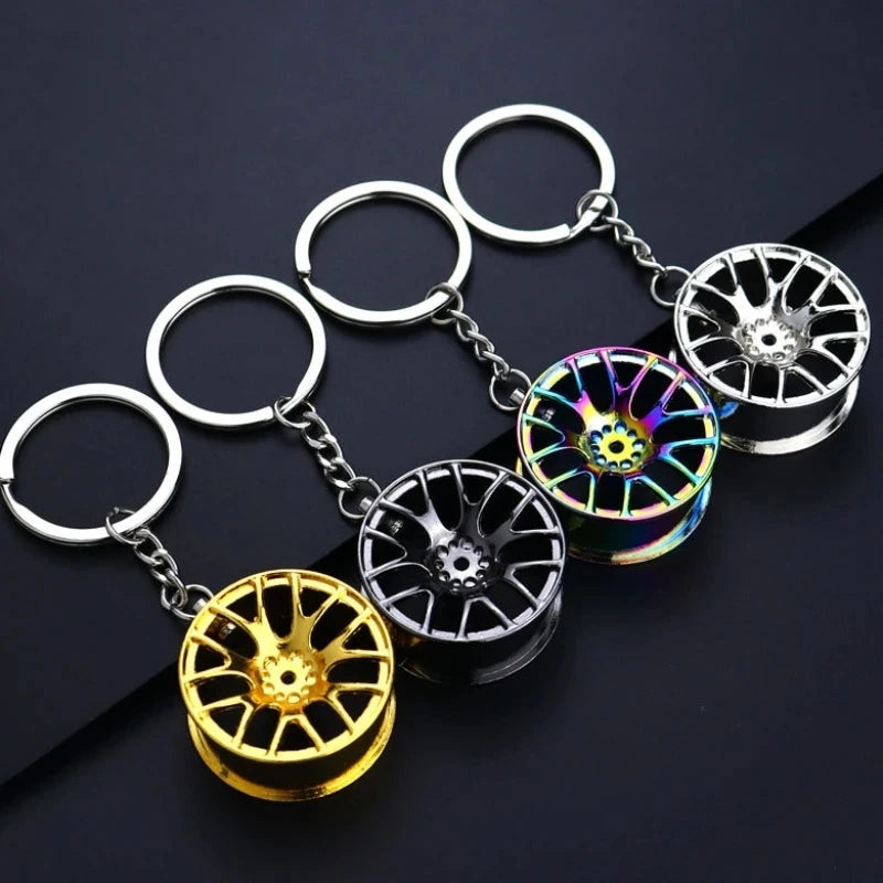 Metal Car Speed Gearbox Keychain Cool Men's Gear Head Keyrings Creative Manual Transmission Lever Key Holder Wallet Pendant