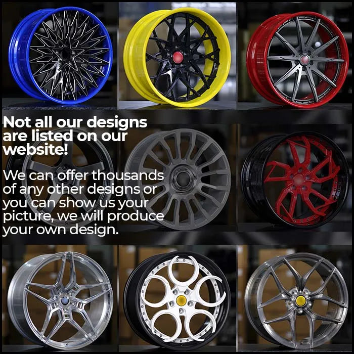 YTD Custom Luxury 17/18/19/20/21 Inch Replica BBS FI-R Forged Alloy Racing Car Wheel 5 Hole Silver Monoblock Passenger Car Wheel