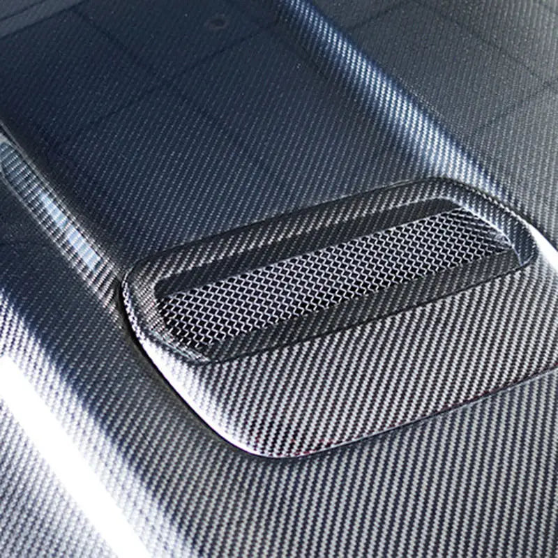 OEM Style Forged Carbon Fiber Front Engine Bonnet Hood Vent For Ford Mustang 2015-2017 2018-2023