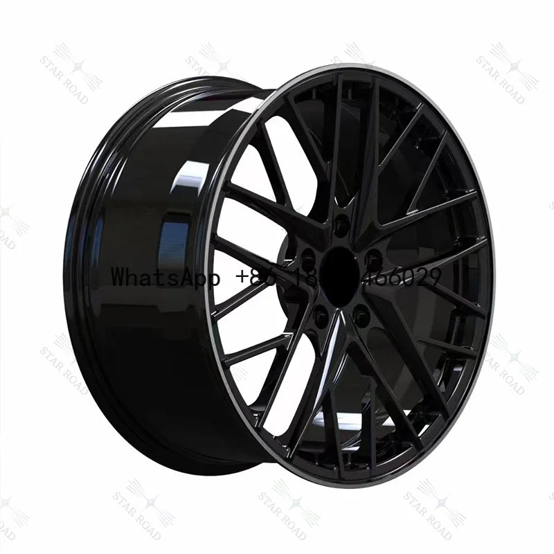 RCSR 5x112 5x120 5x114.3 High Quality Passenger Car Wheel Aviation Alloy One-piece Rim for Ford Mustang